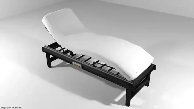 Bed - Adjustable 3D model