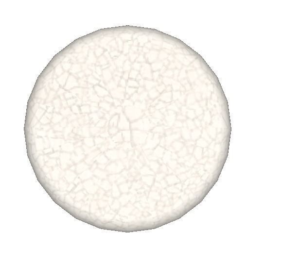 door knob crackle glaze Low-poly 3D model_4