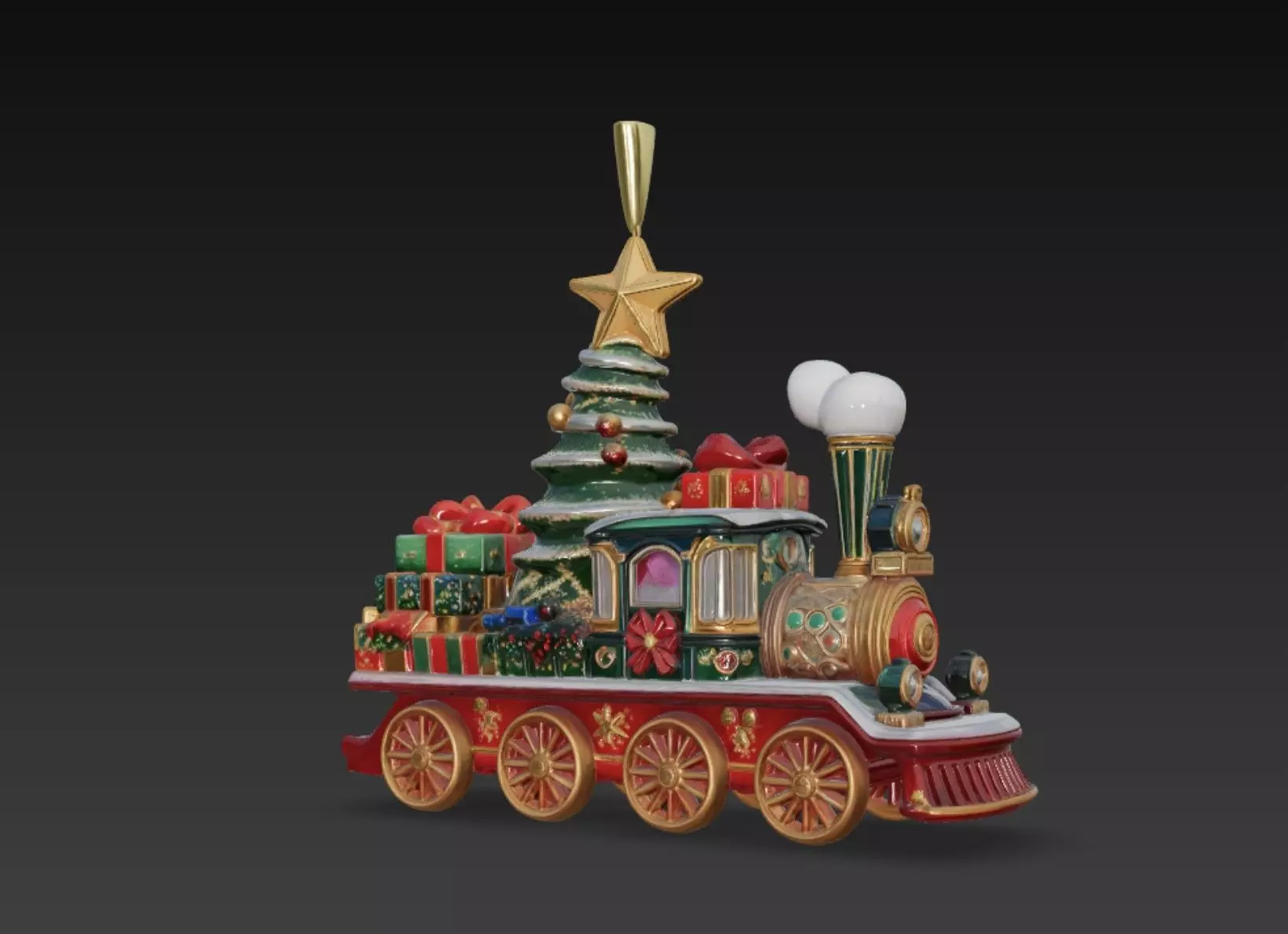 Christmas Creations - The Magic Locomotive 3D print model