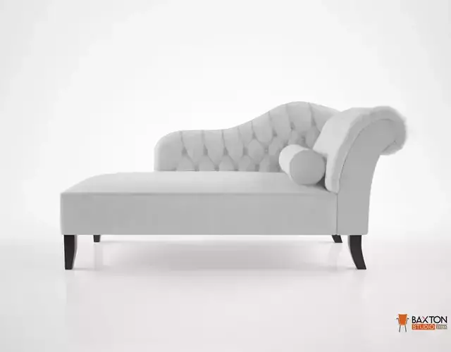 Baxton Studio Aphrodite Tufted Modern Chaise Lounge