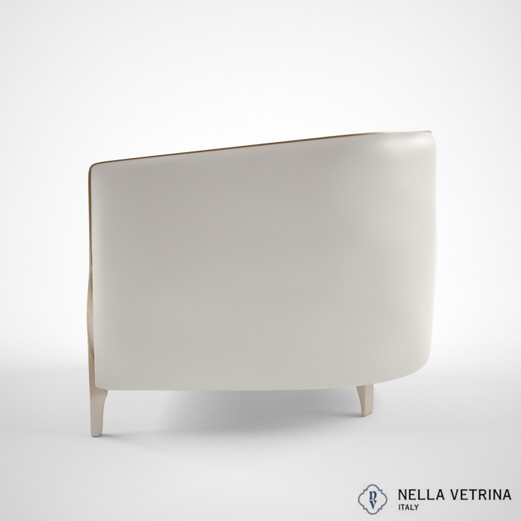 Nella Vetrina Paris Leather armchair 3D model_3