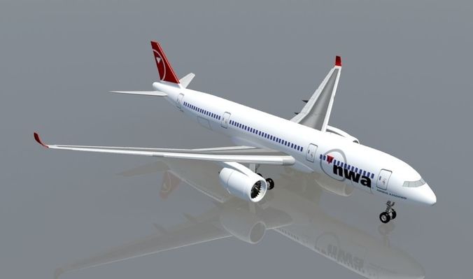 Airbus A350 XWB 3D model