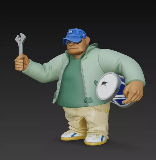 Russel Hobbs - Gorillaz 02 3D print model