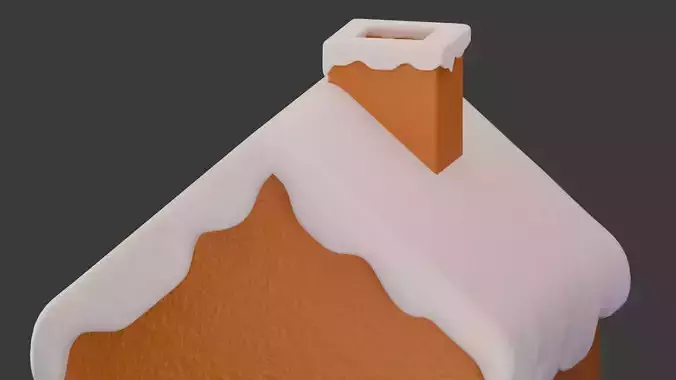 Gingerbread House  3D model 2