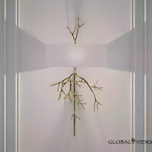 Global Views Twig Electrified wall sconce 3D model