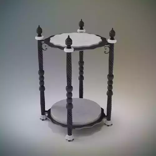 TableForCandles side table with marble top