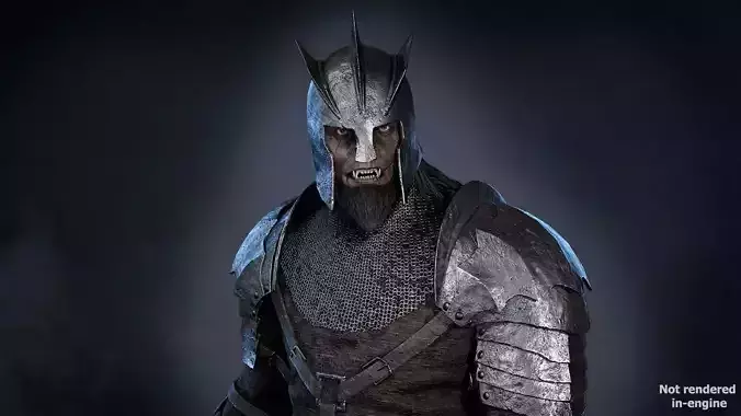 Orc Warrior Game Ready