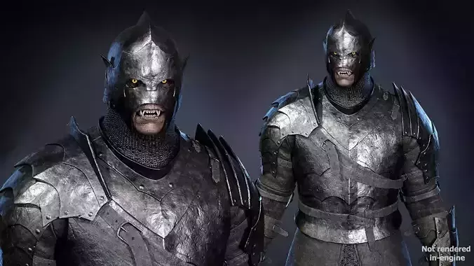 Orc Knight Game Ready