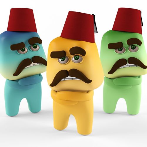 Turkish man 3D model