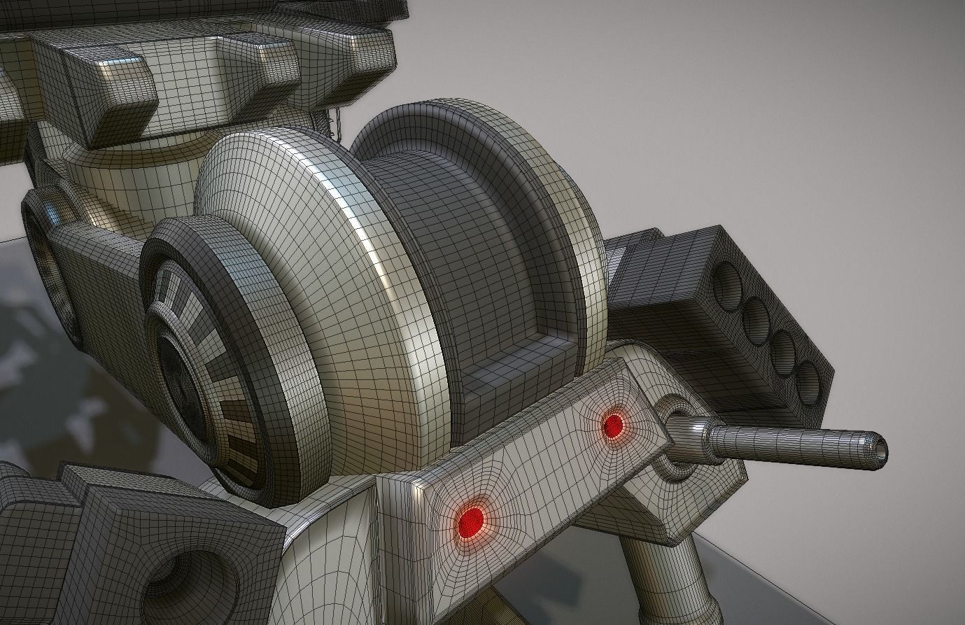 Futuristic Trike High Poly Version 2 3D model_17