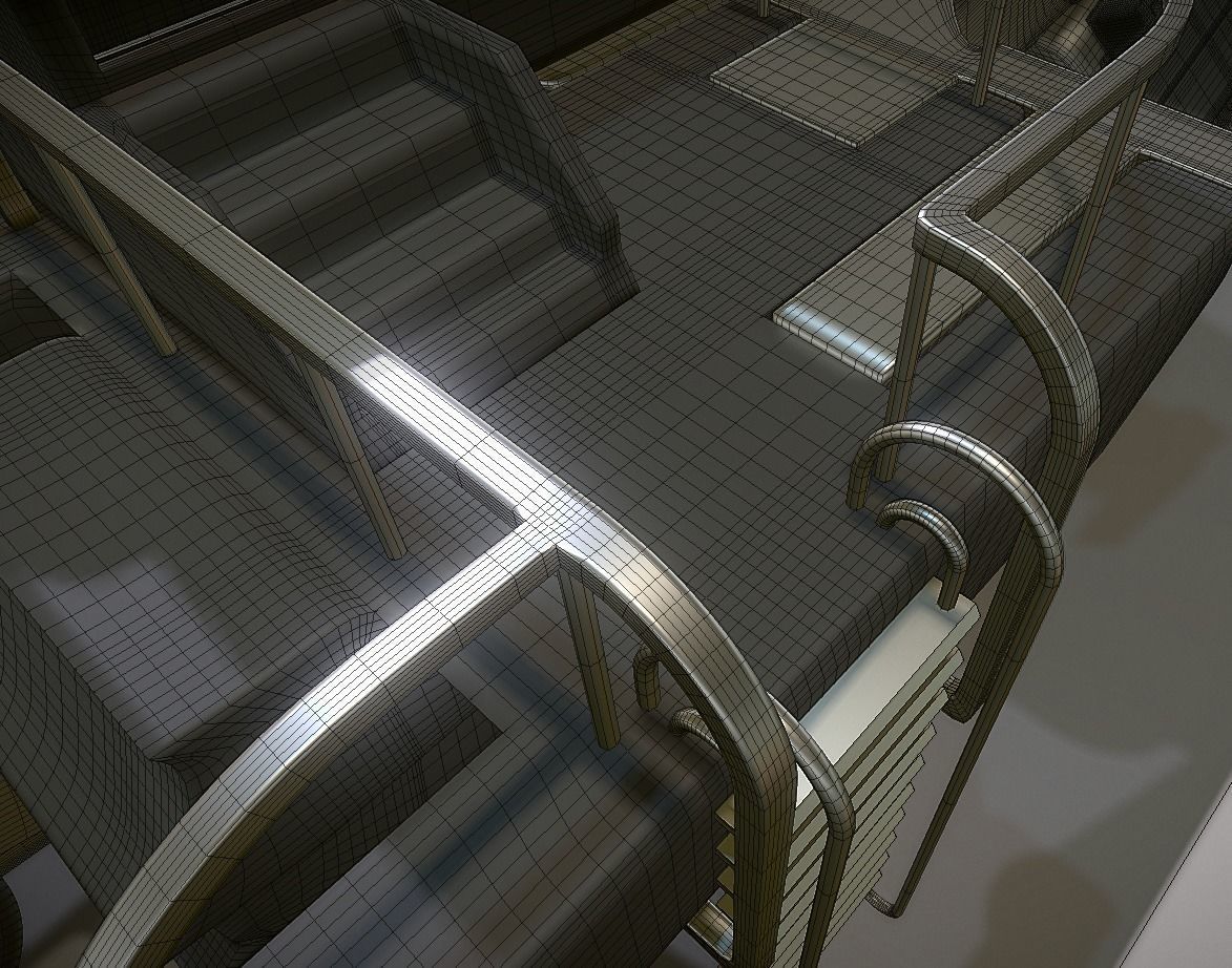 Futuristic Trike High Poly Version 2 3D model_4