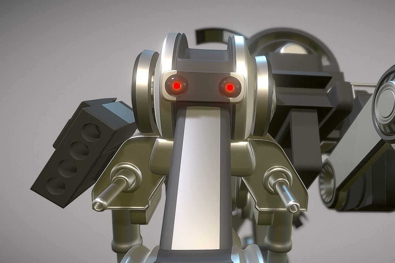 Futuristic Trike High Poly Version 2 3D model_10