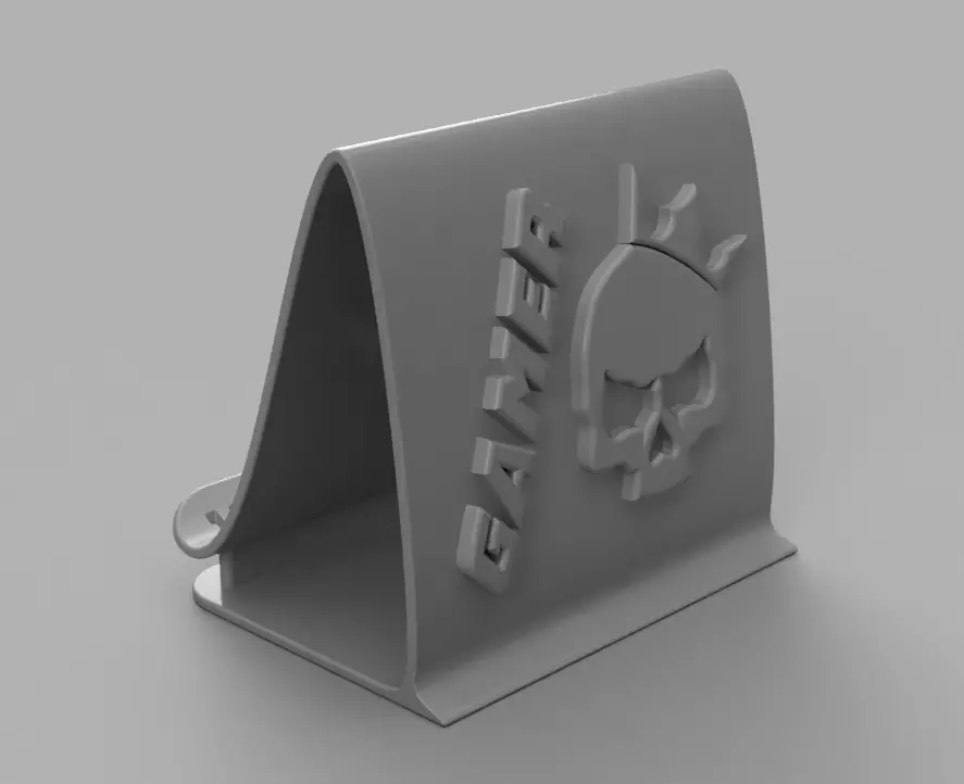 Stable Desktop Phone Stand 3D Printable Table Smartphone Holder 3D print model