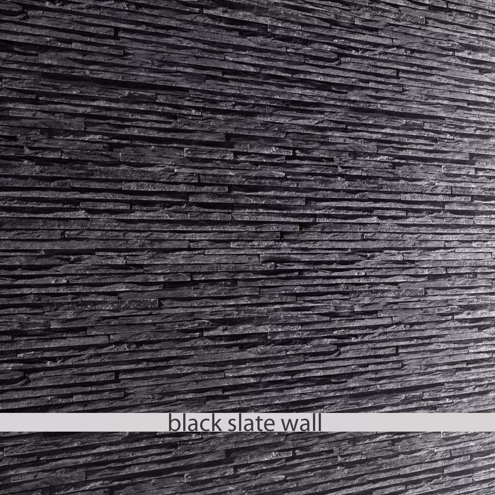 STONE SLATE BLACK 3D model_0