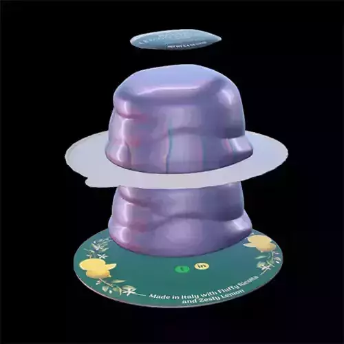 Baked Ricotta 3D model 7