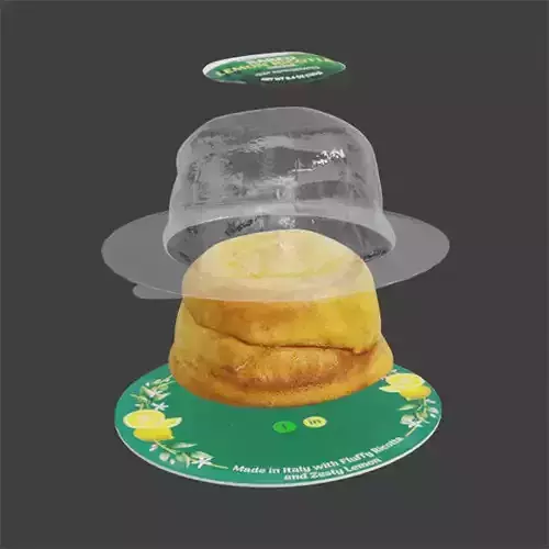 Baked Ricotta 3D model 6