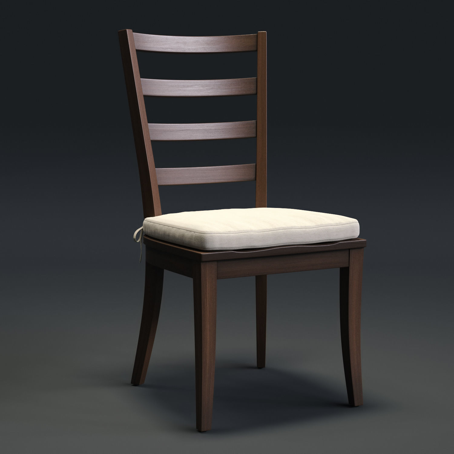 Harper Chair and Avalon Table  3D model_1