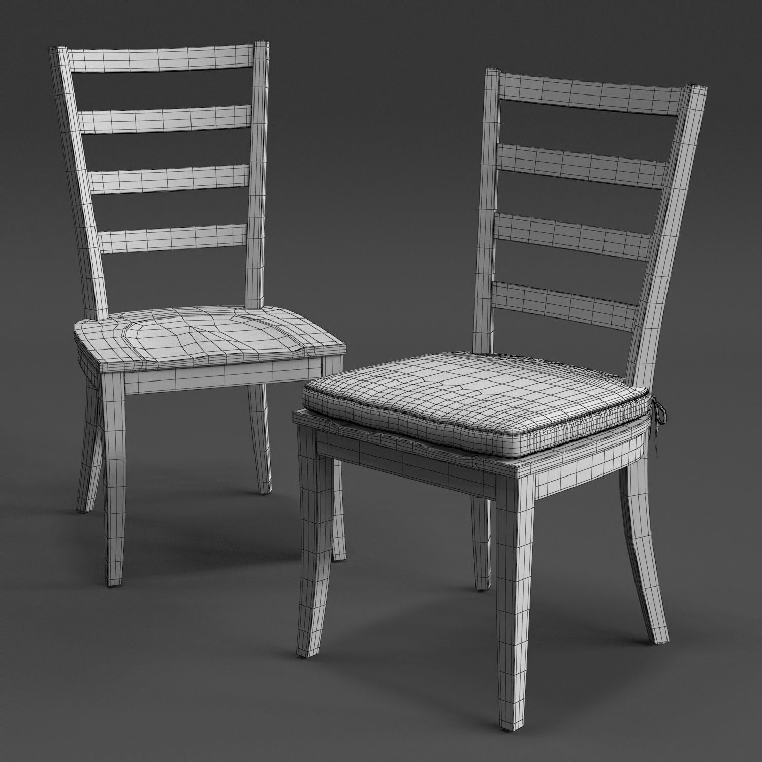 Harper Chair and Avalon Table  3D model_8