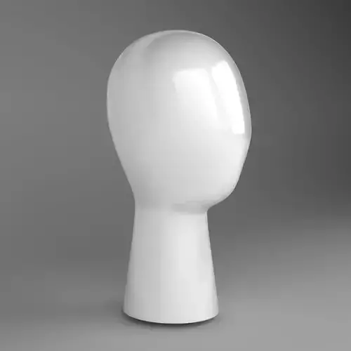 Head Display Stand white