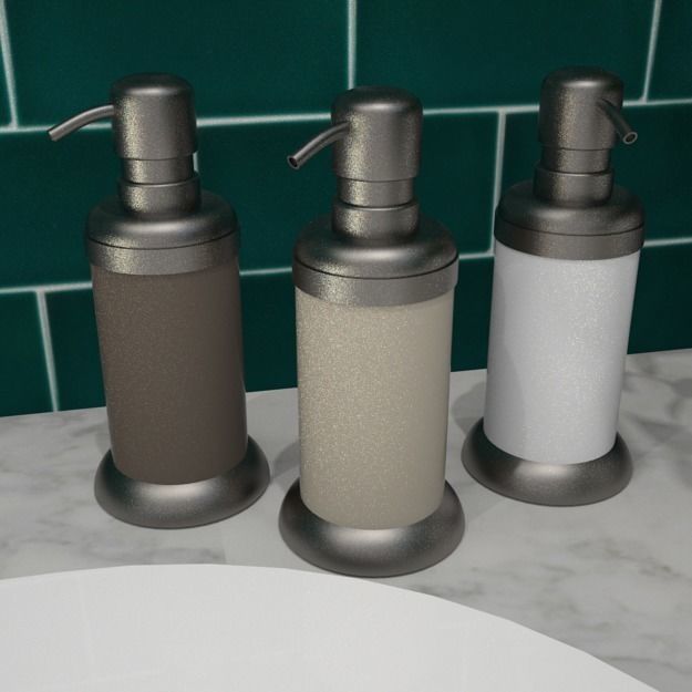 soap dispensers Low-poly 3D model