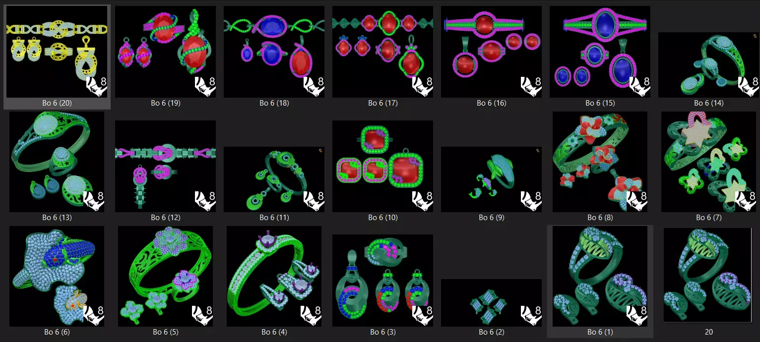 MATCHING JEWELRY COLLECTION 3D print model