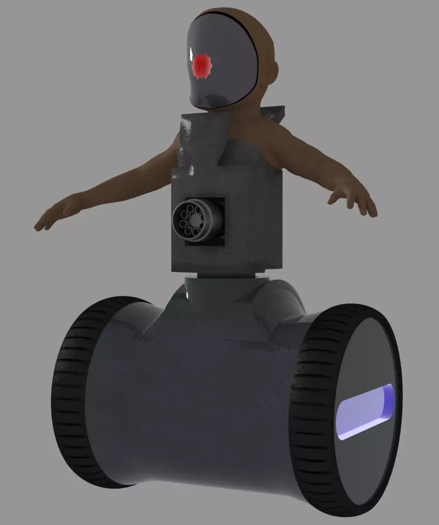 Babybot X-4 aka Tank 3D model