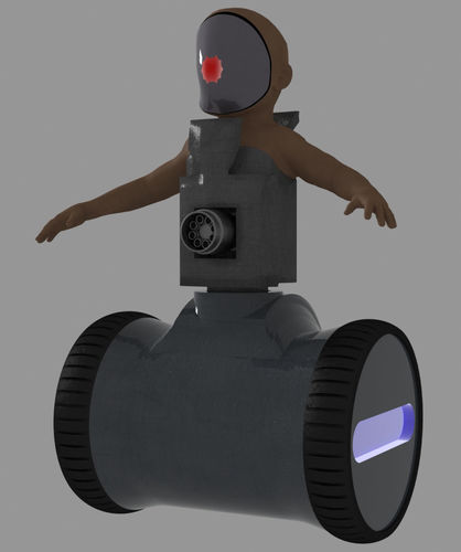 Babybot X-4 aka Tank 3D model