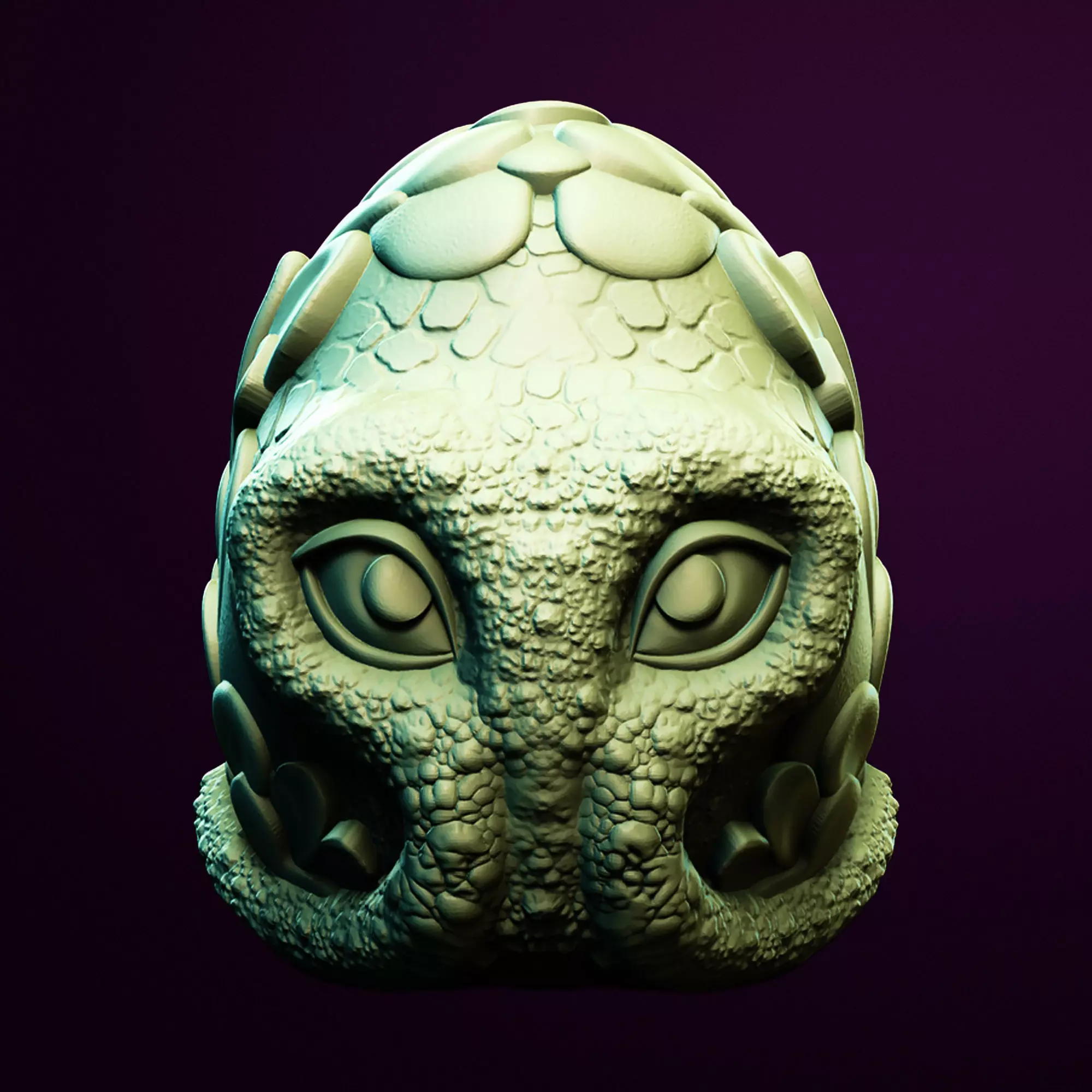 Oceans Elegance Egg 3D Printable STL File 3D print model