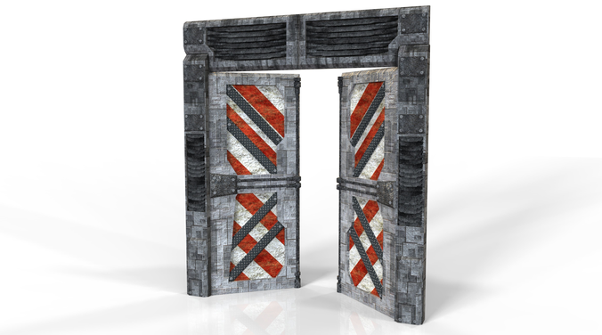 SCI-FI DOOR  3D model