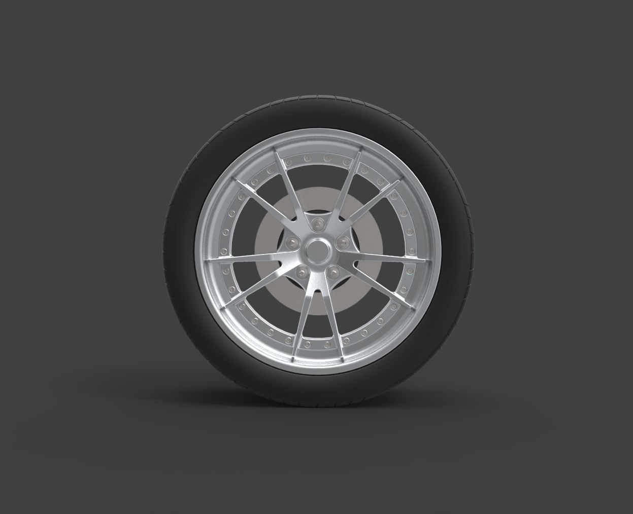Front wheel from Ice Charger 3D model_4