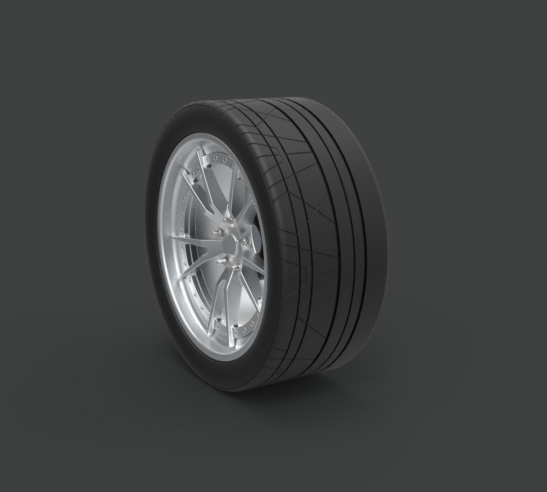 Front wheel from Ice Charger 3D model_1