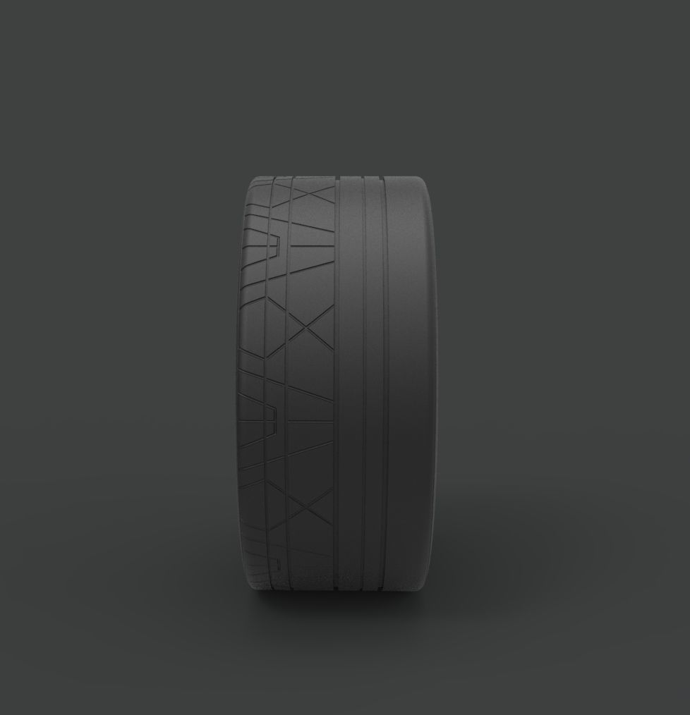 Front wheel from Ice Charger 3D model_2