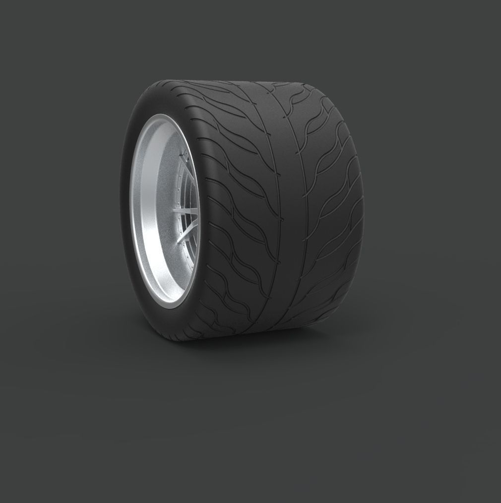 Rear wheel from Ice Charger 3D model_1