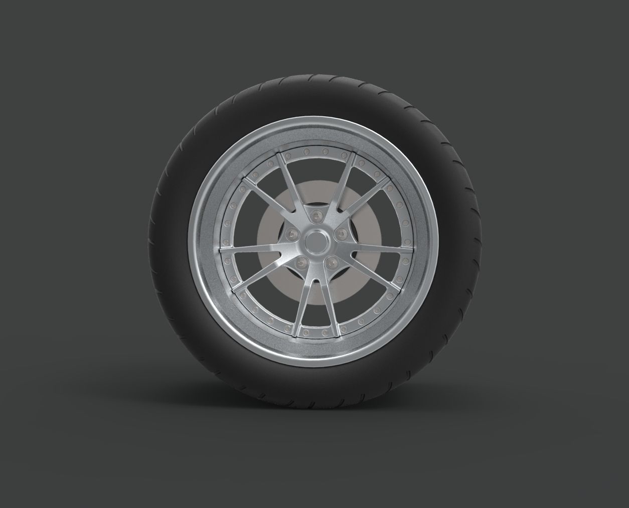 Rear wheel from Ice Charger 3D model_4