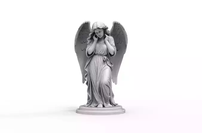 Angel Statue Sculpture - 3D Print Model 3D print model