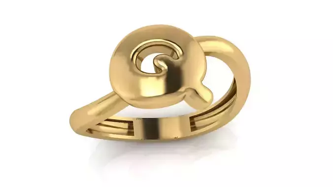 Q alphabet bypass shell hallow ring