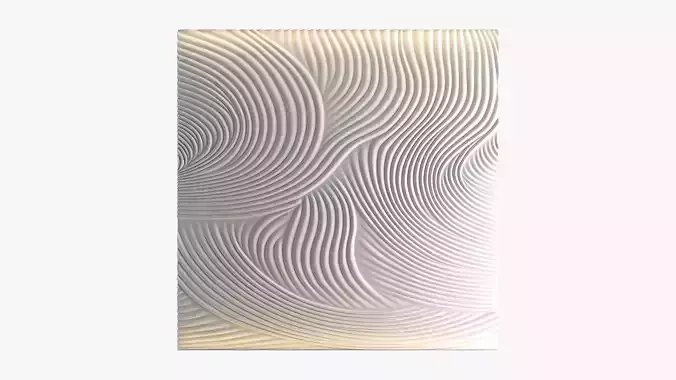 wave wall 34 3D model