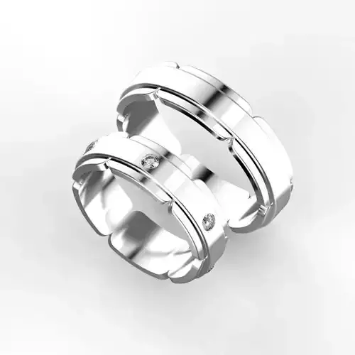 Wedding bands with diamonds 3