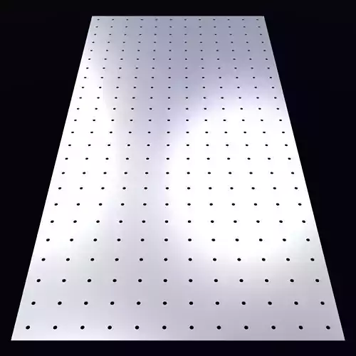 Perforated panel with 2 percent opening 25O59