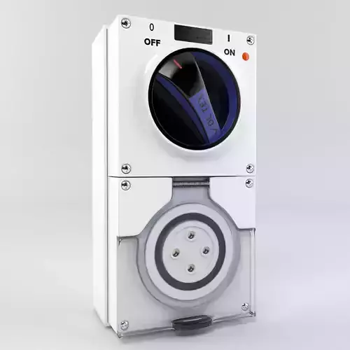 outlet switch 3D model