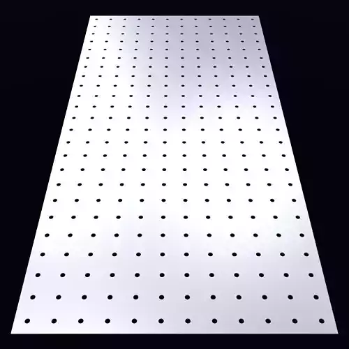 Perforated panel with 3 percent opening 25O60