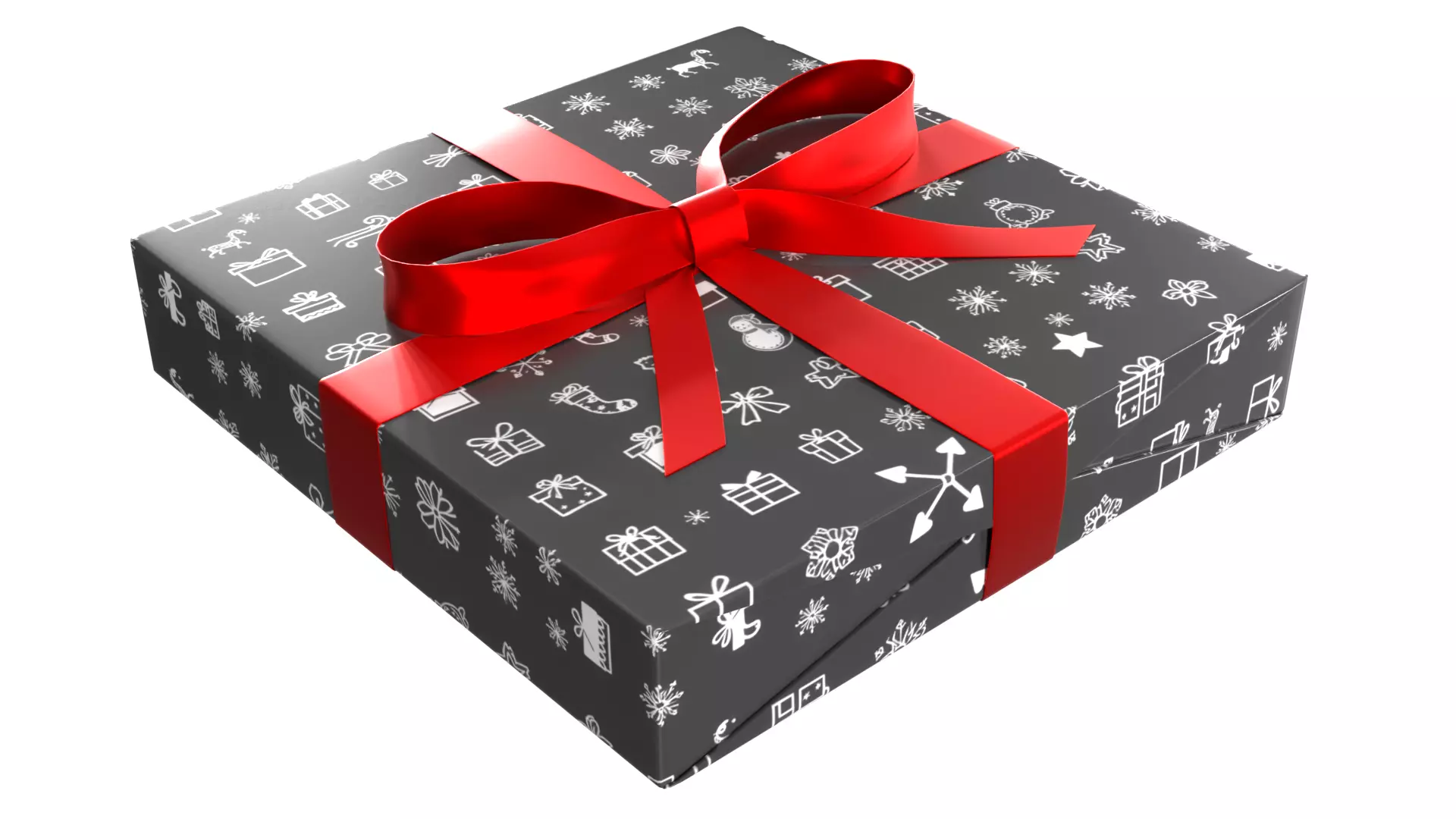 Christmas Present PBR 13 Low-poly 3D model