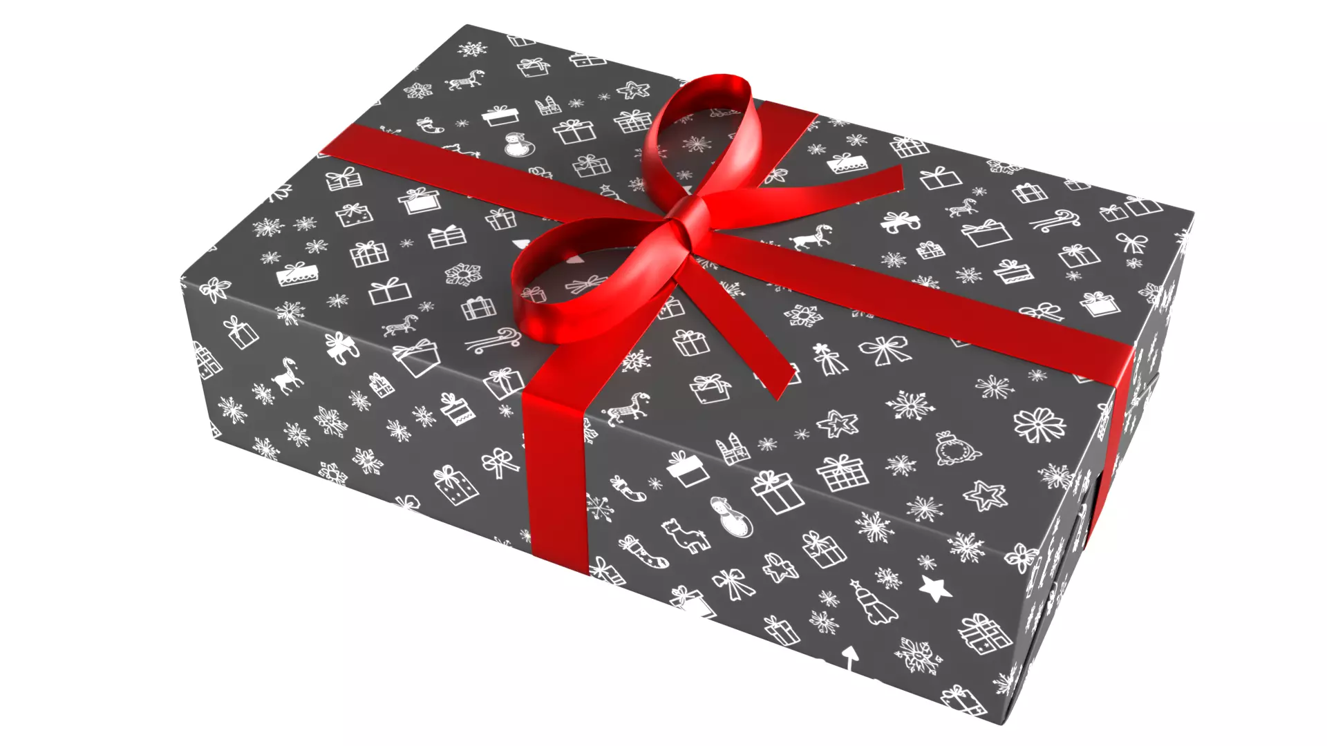 Christmas Present PBR 14 Low-poly 3D model