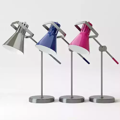 Pottery Barn colorful task lamp