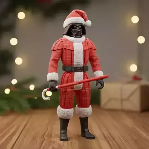 Darth Vader Santa Claus star wars vintage toy christmas