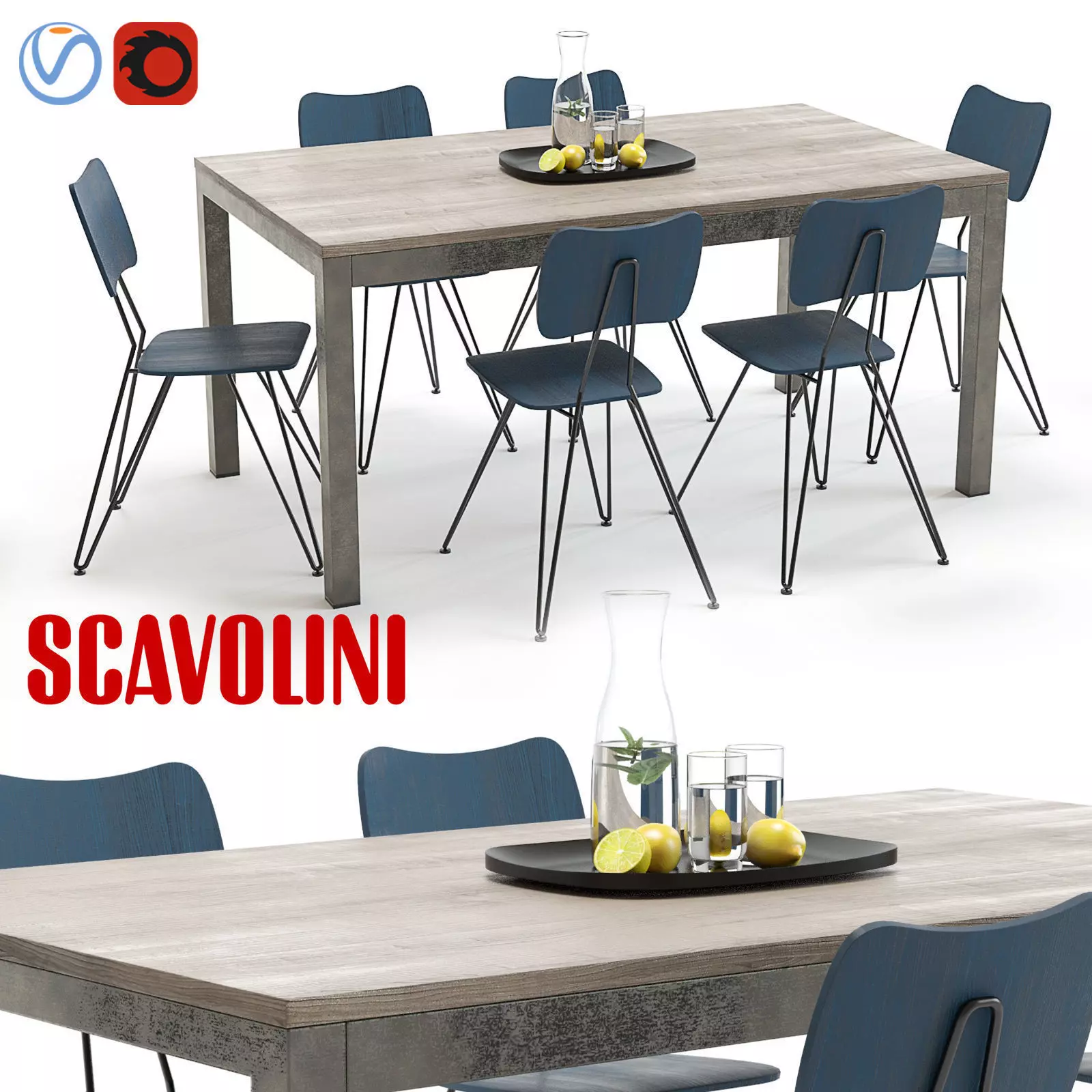 Scavolini Industrial Action and Overdyed 3D model_0