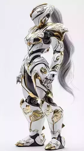 Aurelius Sentinel Elite Guardian Mech Low-poly 3D model