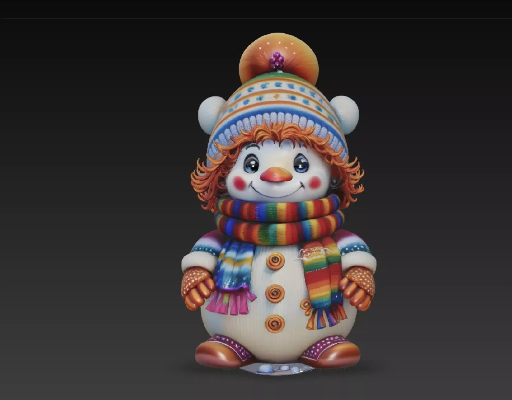 Christmas Creations - Snowman 3D print model