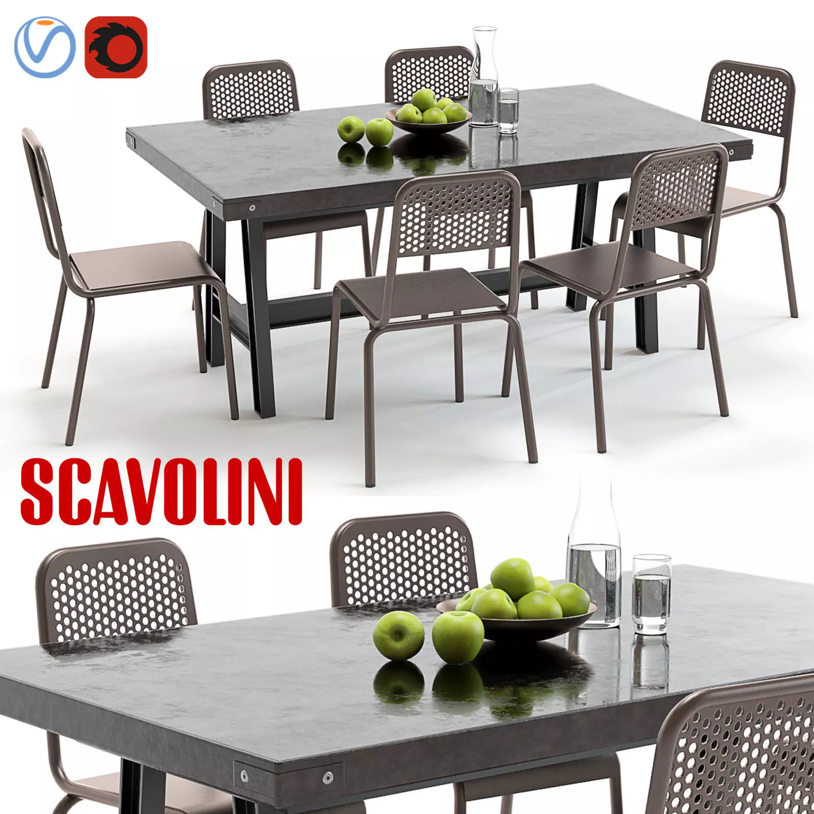 Scavolini Misfit and Nizza 3D model_0
