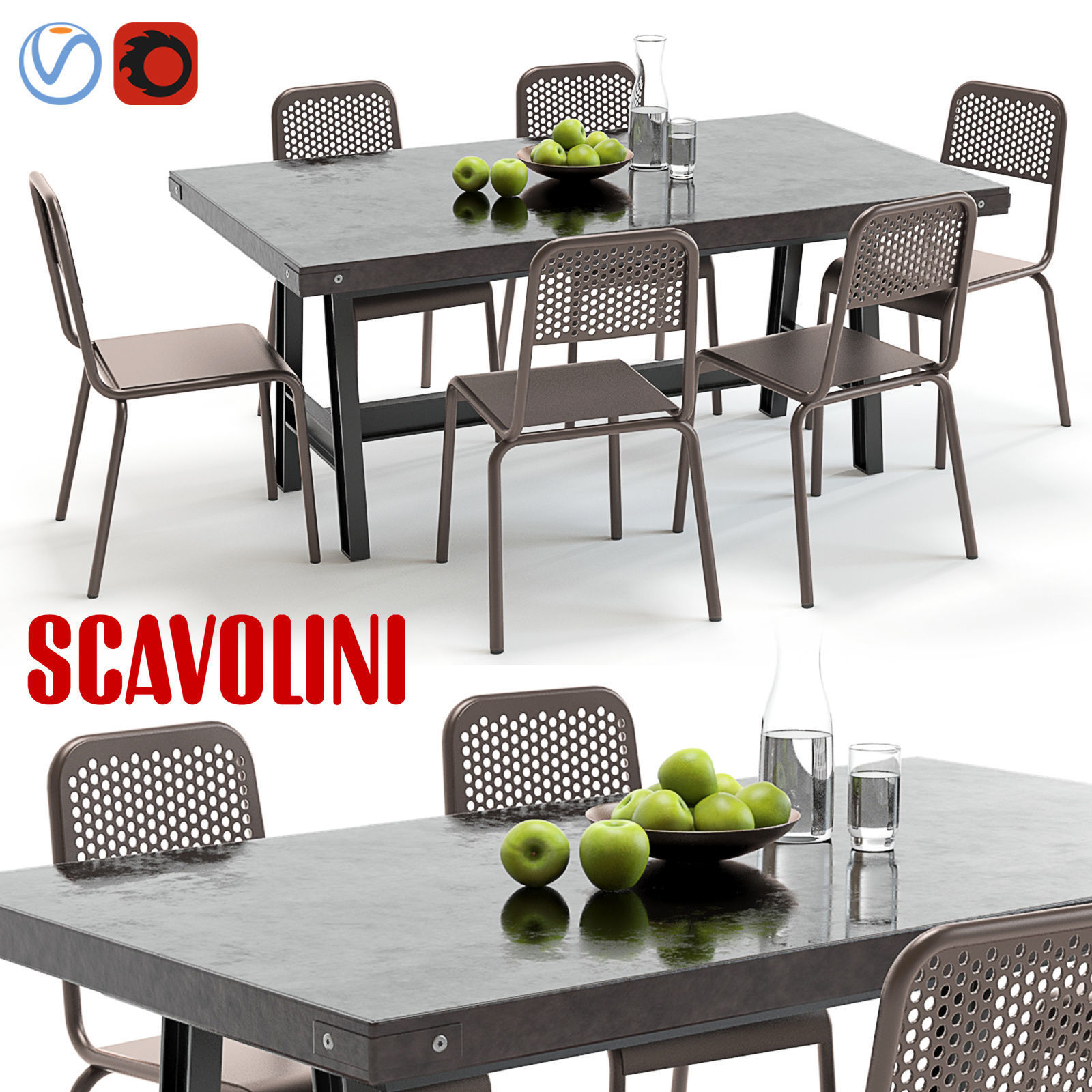 Scavolini Misfit and Nizza 3D model